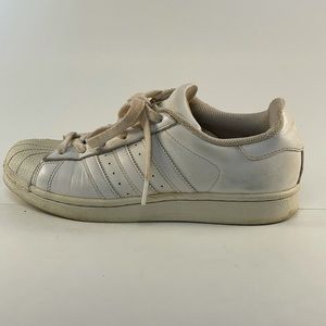 Women’s White Adidas Superstar Sneakers
